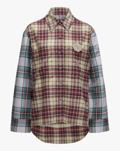 Flanellbluse