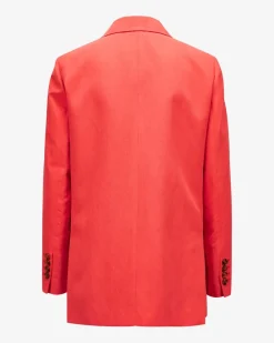 Flica Everynight Doppelreiher-Blazer aus Seide und Leinen