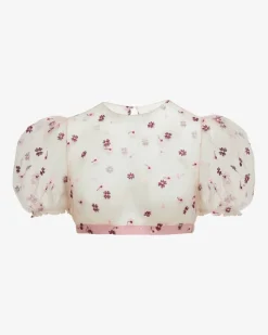 Florentina Dirndlbluse Semi-Transparent