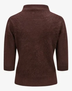Fluffy Statement Pullover aus Schurwoll-Cashmere-Mix