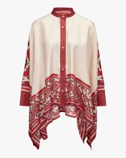 Foulard Seidenbluse