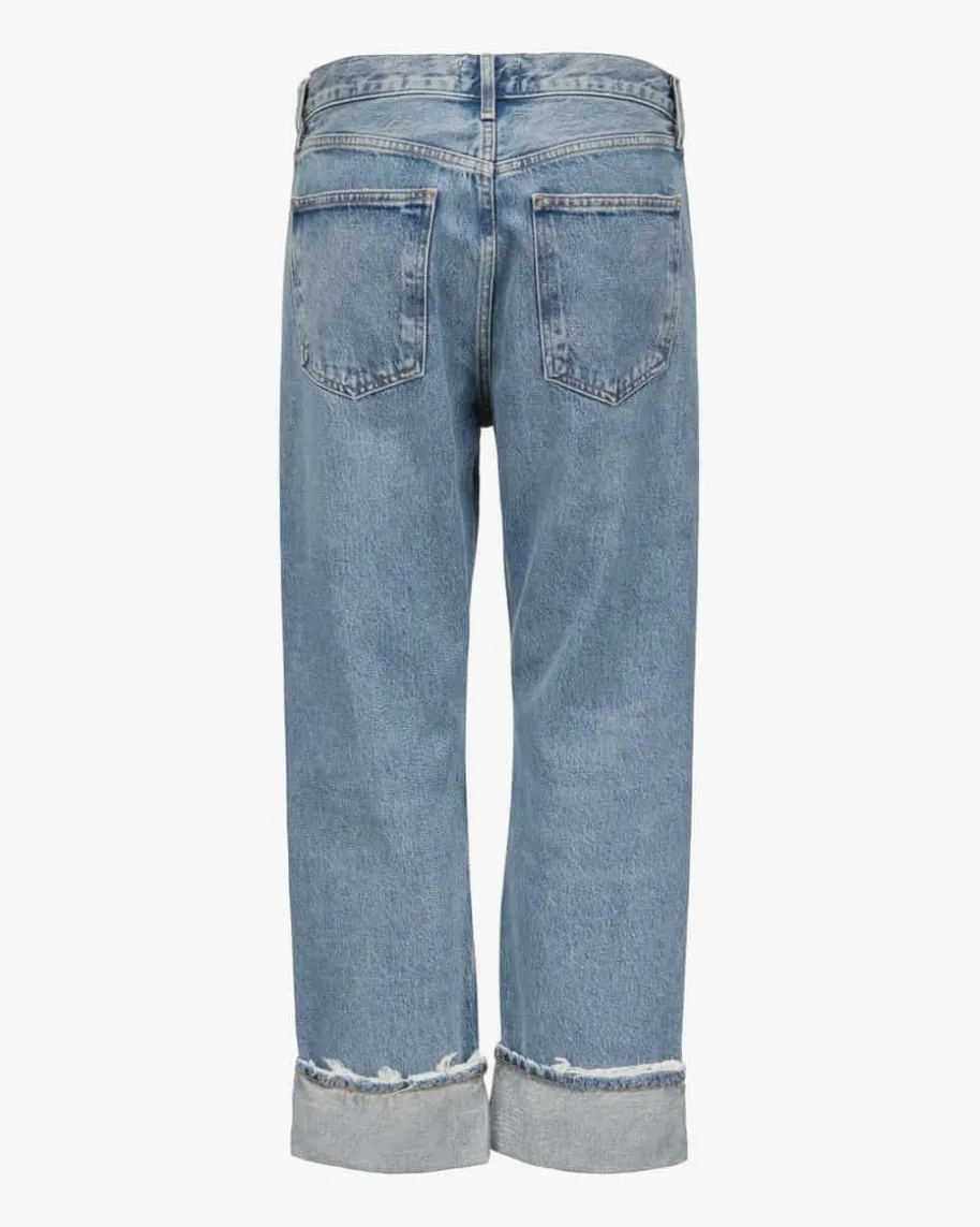 Fran 7/8-Jeans Low Slung Easy Straight