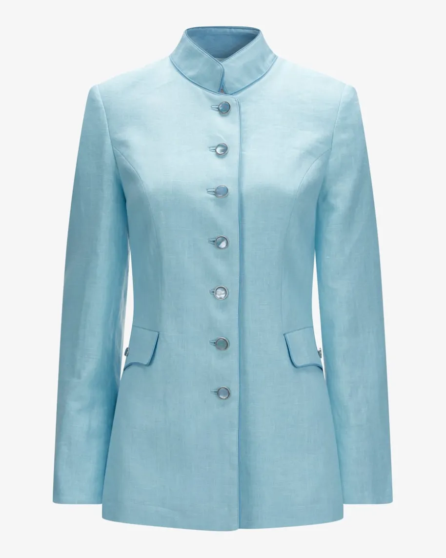 Genf Leinen-Trachtenblazer