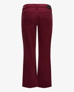 Guenda 7/8-Samthose aus Baumwoll-Mix