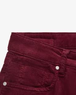 Guenda 7/8-Samthose aus Baumwoll-Mix