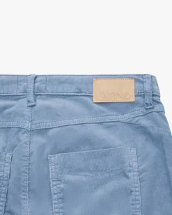 Guenda 7/8-Samthose aus Baumwoll-Mix