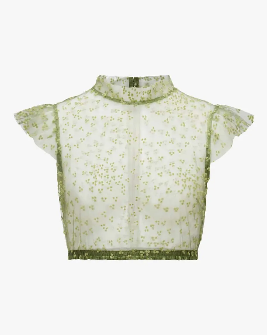 Heiki Dirndlbluse semi-transparent