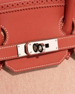 Hermès Vintage Birkin Ghillies 35 Palladium Tasche