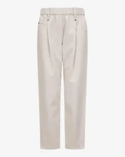 7/8-Hose aus Baumwoll-Mix