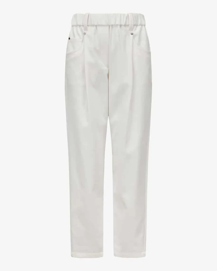 7/8-Hose aus Baumwoll-Mix