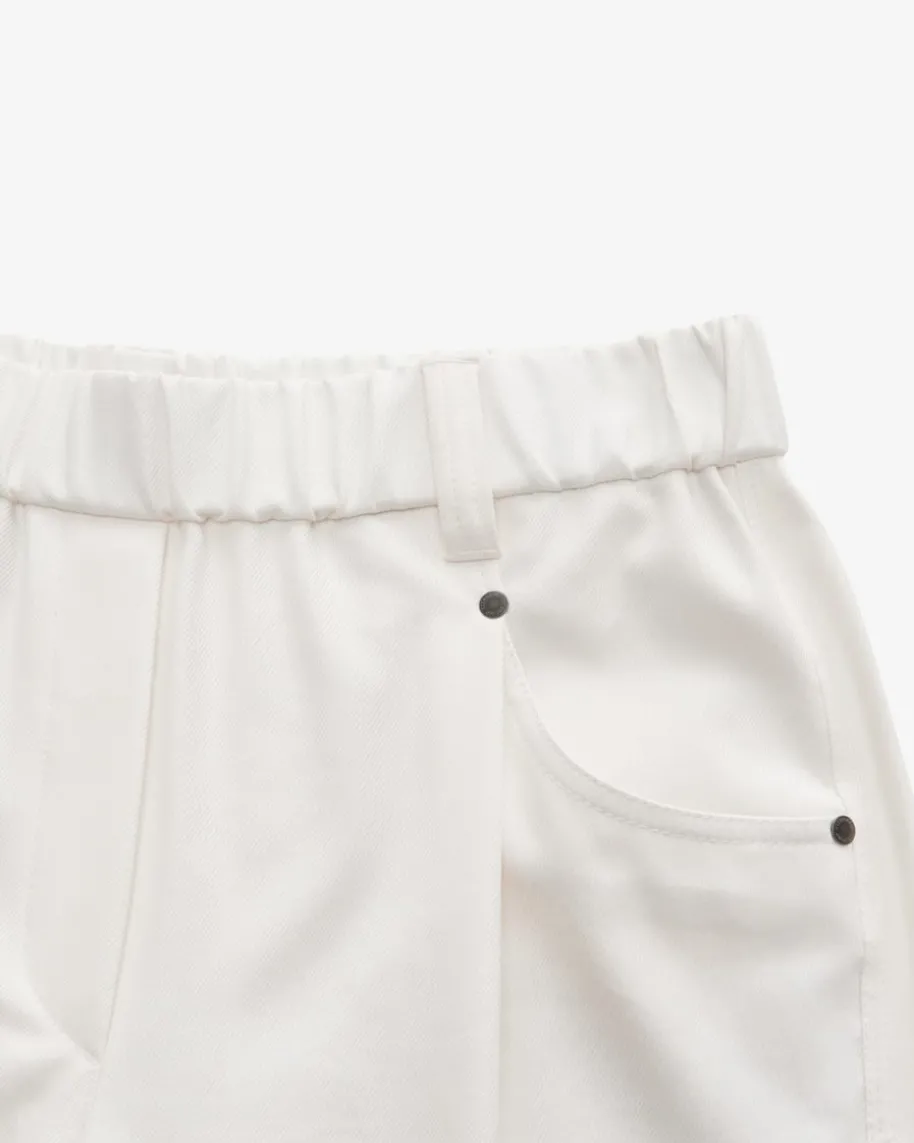 7/8-Hose aus Baumwoll-Mix