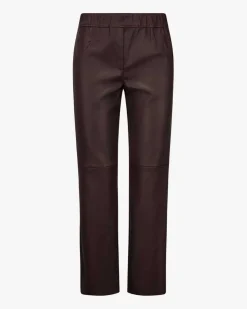 7/8-Hose aus Lammnappaleder