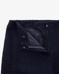 Hose Slim Fit aus Woll-Mix