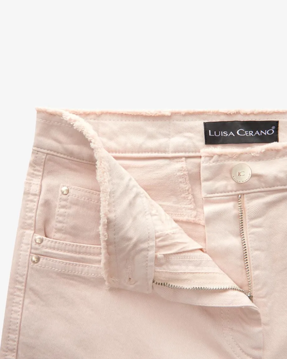 Hose Straight aus Baumwoll-Mix