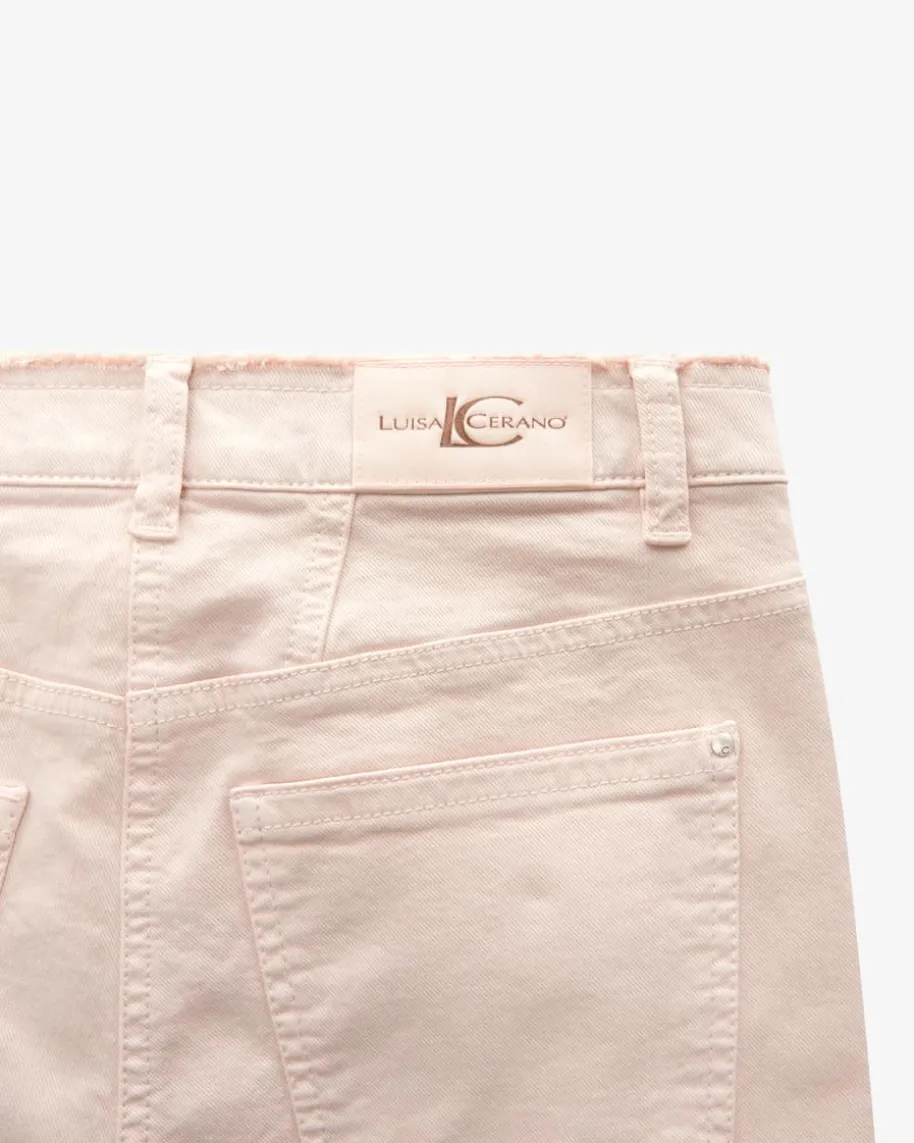 Hose Straight aus Baumwoll-Mix