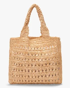 Ibiza Raffia Henkeltasche