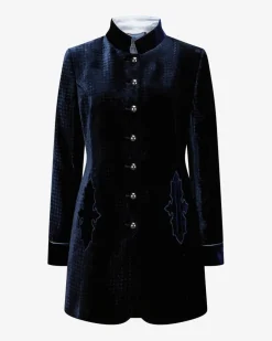 Indiraischler Trachten-Samtgehrock