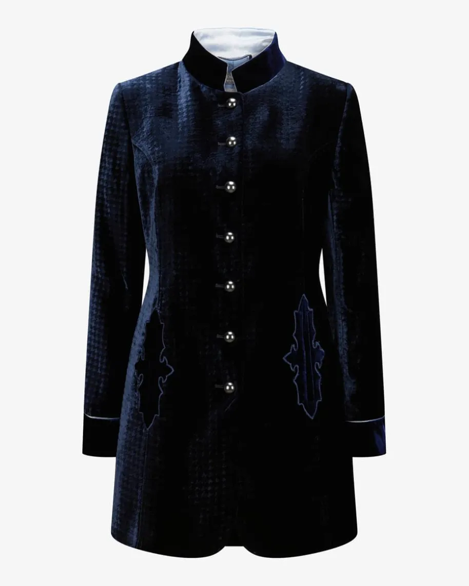 Indiraischler Trachten-Samtgehrock