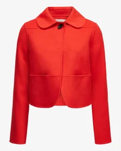 Jacke aus Schurwolle und Cashmere