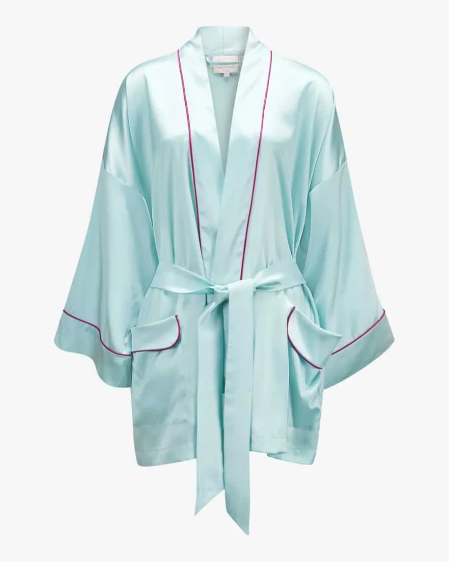 Jade Seiden-Kimono