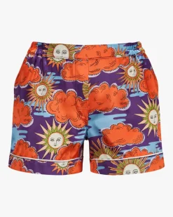 Jade Seiden-Pyjamashorts