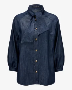 Jeansbluse
