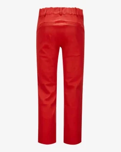 Jen 7/8-Lederhose aus Lammleder