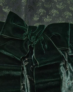 Jäger Midi-Dirndl mit Seidensamt-Schürze