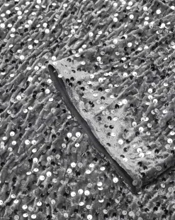 Jorina Pailletten-Samtblusenshirt