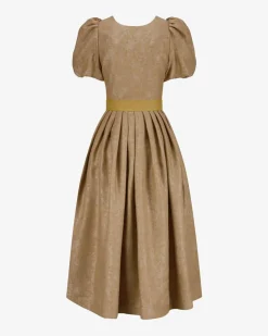 Laura Leinen-Dirndl lang mit Schürze