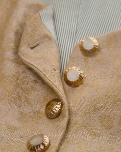 Laura Leinen-Dirndl lang mit Schürze