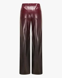 Lederhose High Waist Wide Fit