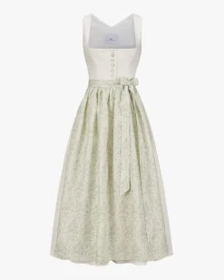 Leinendirndl lang mit Leinenschürze