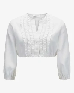 Leinen-Dirndlbluse