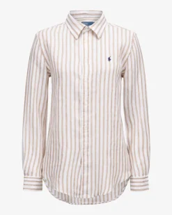 Leinen-Hemdbluse Classic Fit