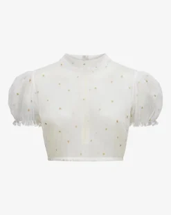 Leni Dirndlbluse Transparent