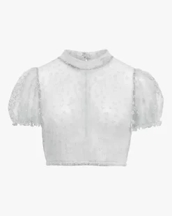 Leni Dirndlbluse Transparent