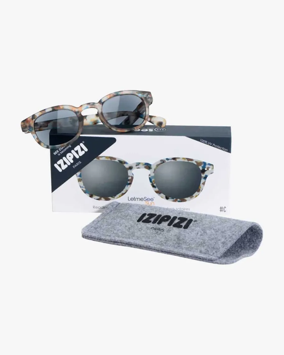 Lesebrille mit verdunkelten Gläsern