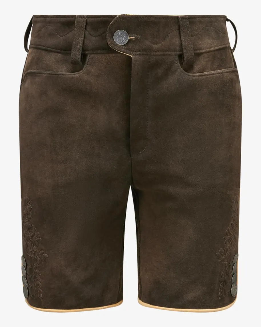 Linderhof Lederhose kurz aus Ziegenleder