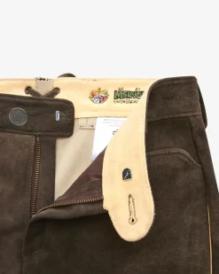 Linderhof Lederhose kurz aus Ziegenleder