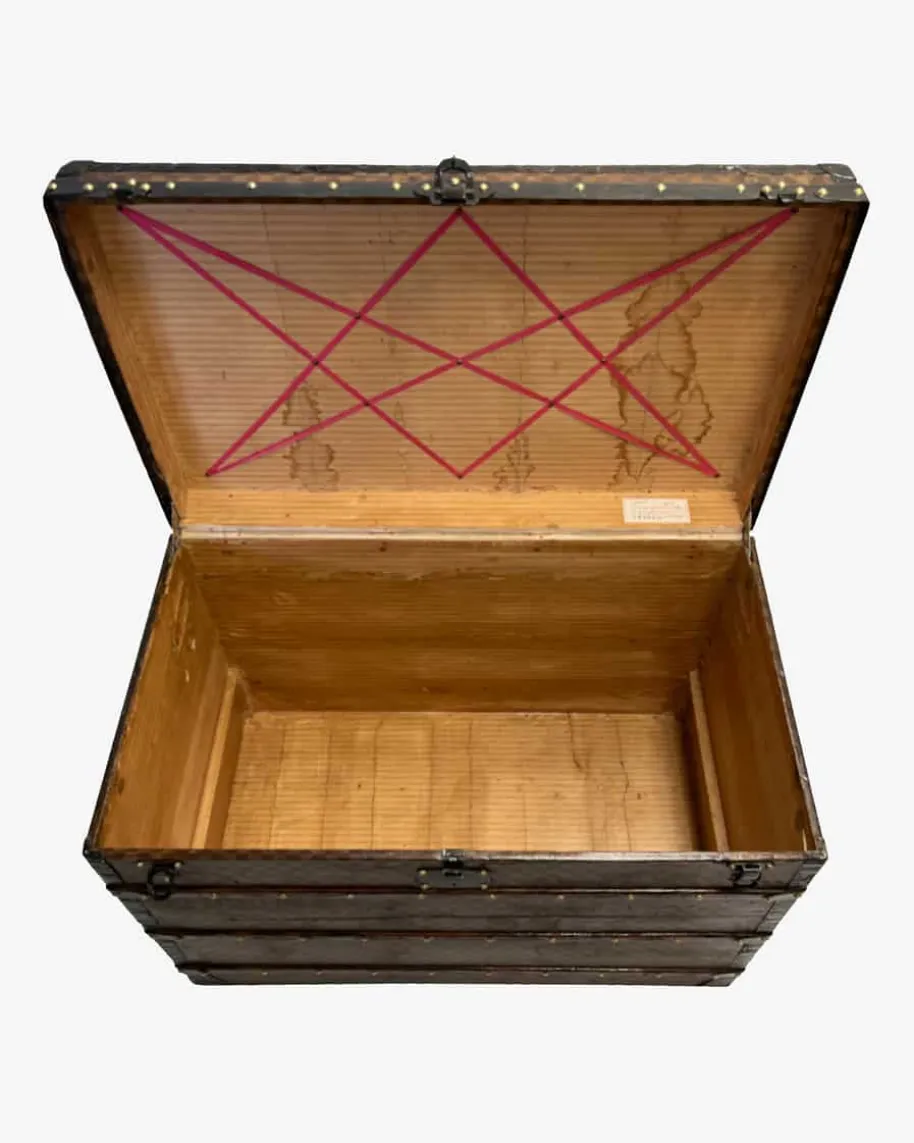 Louis Vuitton Vintage Malle Courrier Reise-Truhe