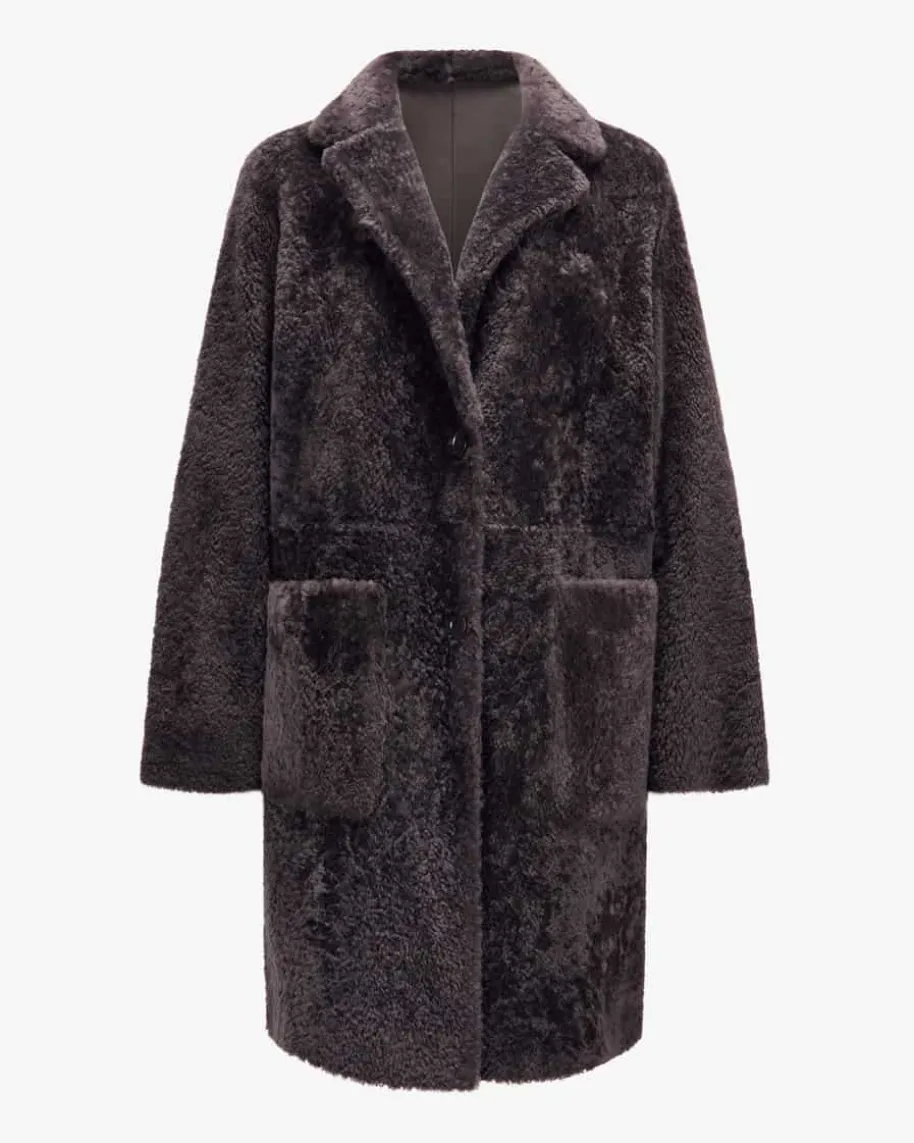 Luceram Wende-Lammfellmantel