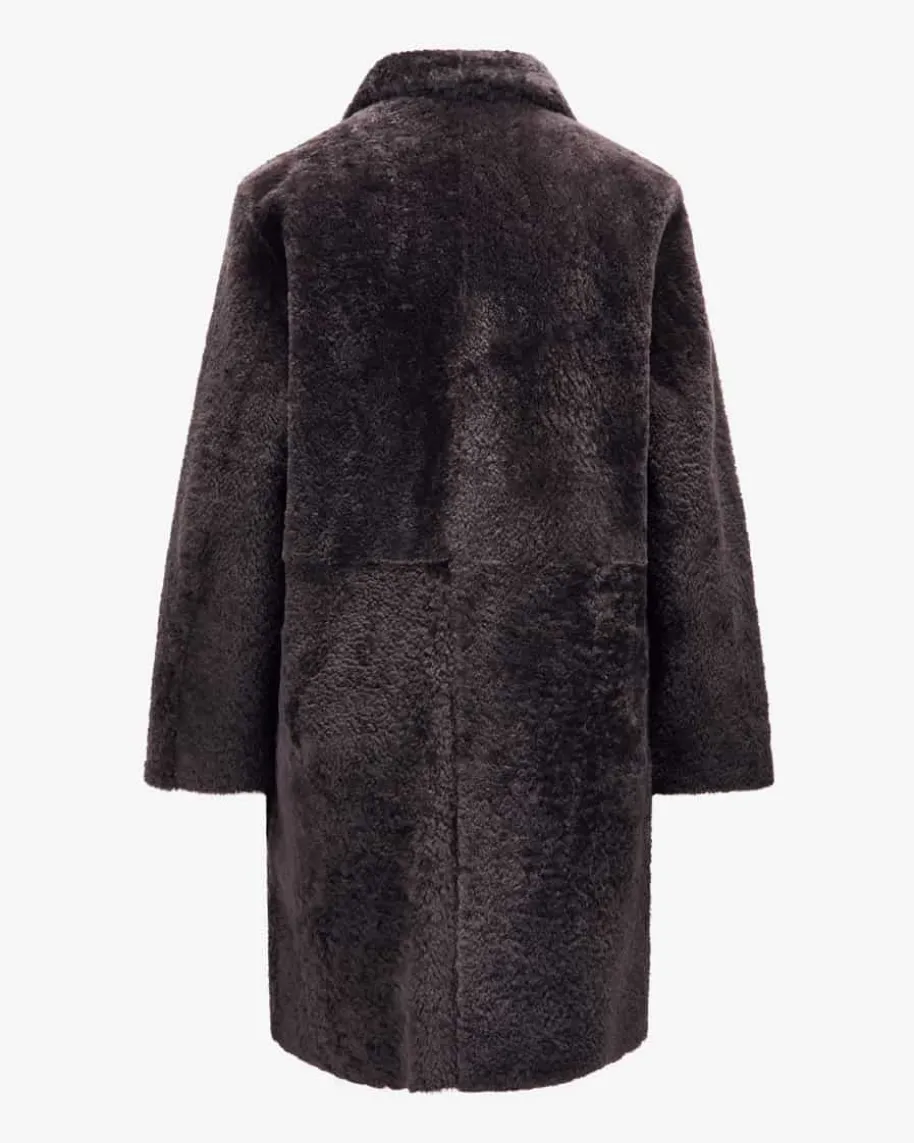 Luceram Wende-Lammfellmantel