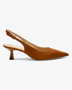 Luxe Saddle Slingpumps