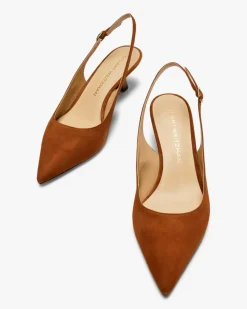 Luxe Saddle Slingpumps