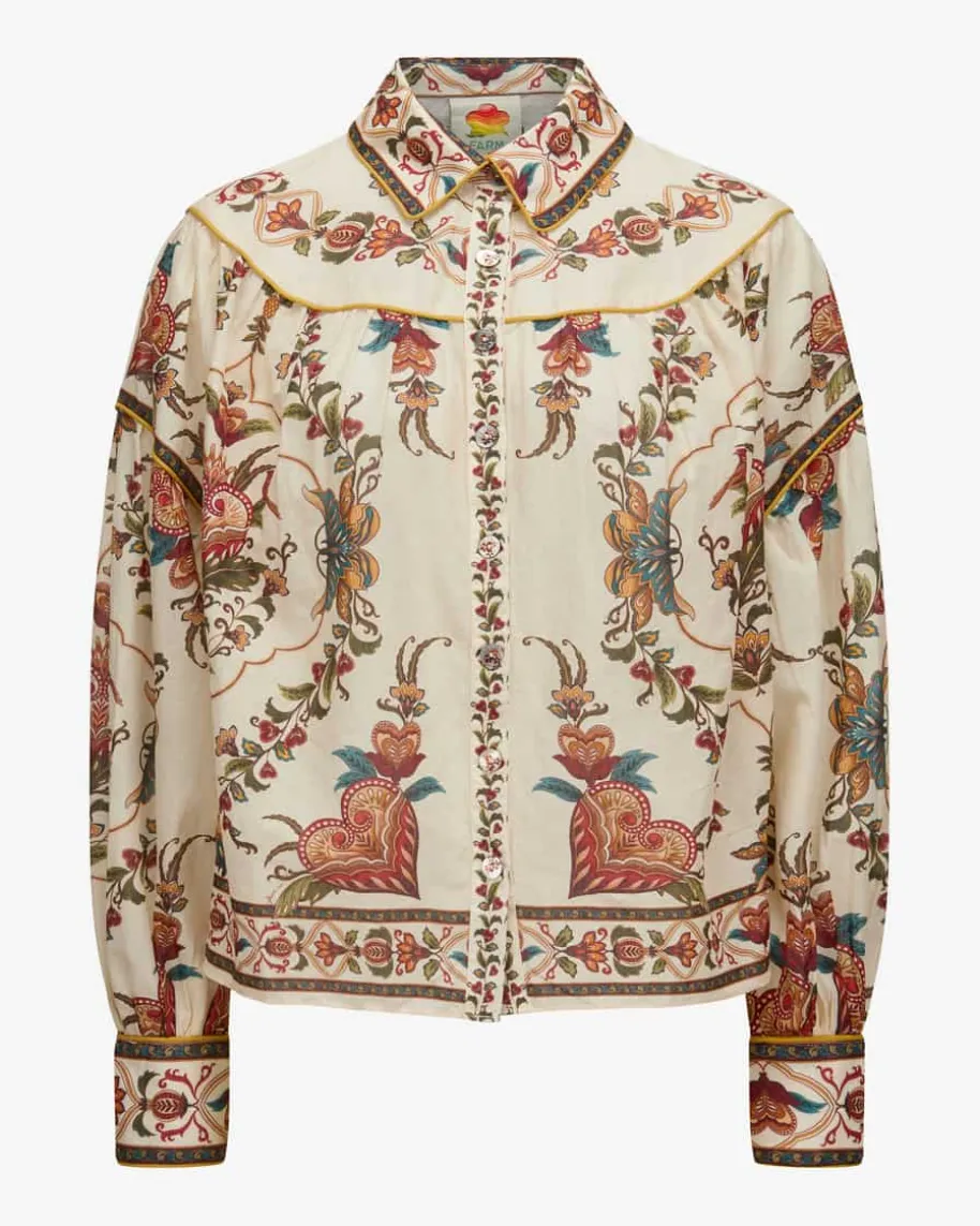 Majestic Hearts Bluse