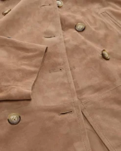 Mary Caban Wax Leder-Jacke