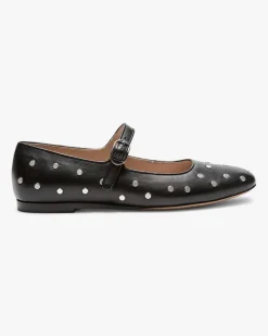 Mary Jane Studded Ballerinas