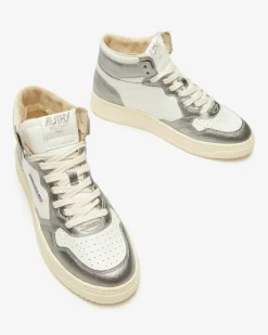 Metallic Medalist Mid Sneaker