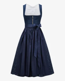 Midi-Dirndl mit Schürze